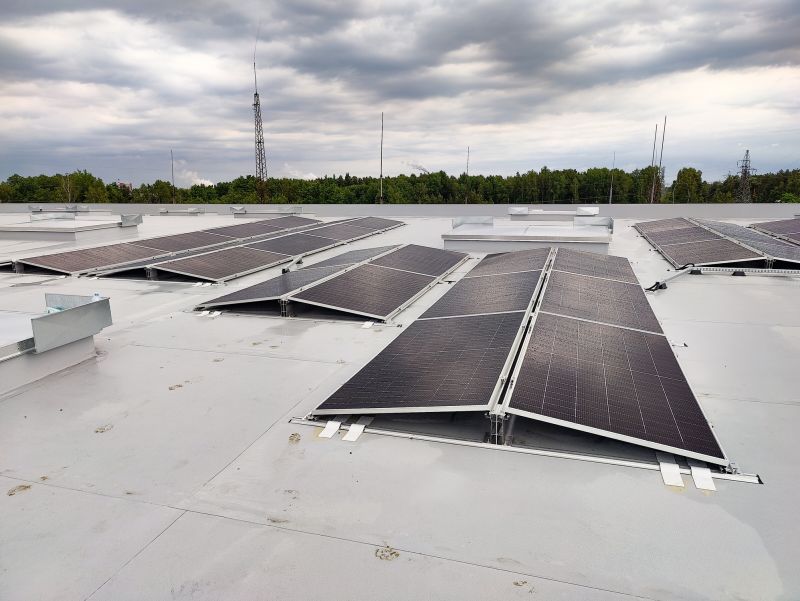 Commercial Solar Installation detail